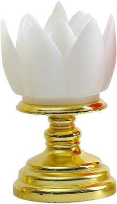 Lyla Lotus Lamp Worship Prayer Faith LED Buddhist Lights for Office Home Tabletop Night Lamp