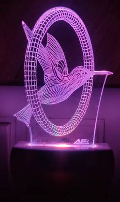 Omniverse Beautiful LED Ring Bird Night Light Lamp Night Lamp