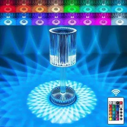 zenovolt Color C Acrylic Diamond crystal Table night Lamp Night Lamp hanging Light USB Night Lamp