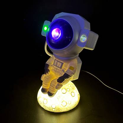 PunnkFunnk Astronaut Space Star Projector with Bluetooth Spk, Remote Control,Nebula Galaxy Night Lamp