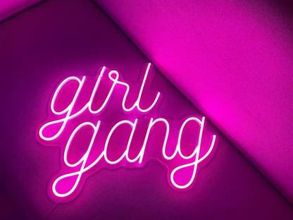 VYNES IRL GANG LED Neon Signs Light LED Art Decorative Sign - Wall Decor Night Lamp