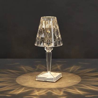 Fing Crystal Table Lamp With Remote Control- Rechargeable Crystal Table Lamp Table Lamps Lamp Shade