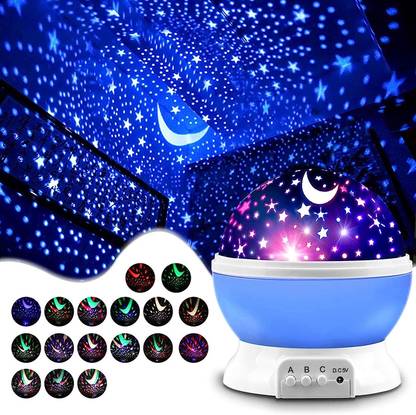 Niavaa Moon Light for Kids Space & Animal World Star Projector 360 Degree Rotation Night Lamp