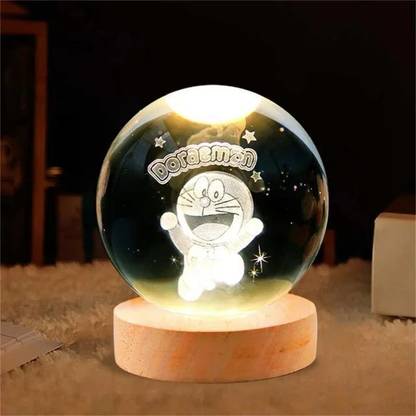 Crystal Ball Night Light | 2.4 inch | Doraemon