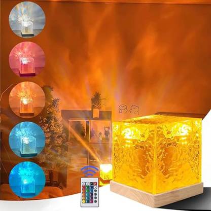 SRE Water Ripple Lamp, Ocean Wave Ceiling Projector,16 Colors Ocean Light Projector Table Lamp
