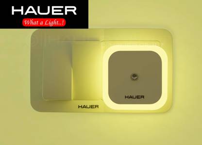 Hauer GLOW-MATE Smart LED Premium Night Light Auto Dimming With Auto ON/OFF Sensor LED Night Lamp