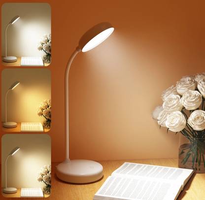 PESCA 3 Mode Rechargeable with Touch On/Off and Student Eye Protection Study Lamp
