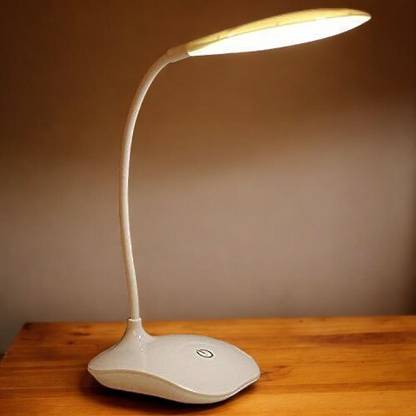 AKR Powerful Rechargeable Emergency Table Lamp (White)_264 Study Lamp