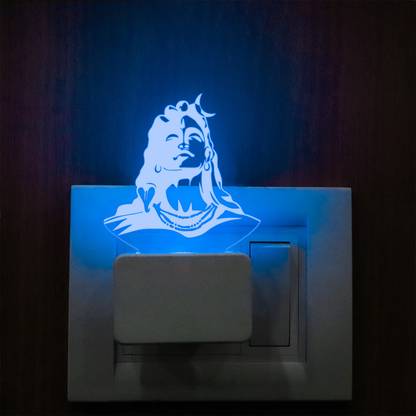 StarLaser Shiva Adiyogi 3D Illusion Night lamp for Home Decoration Night lamp Night Lamp