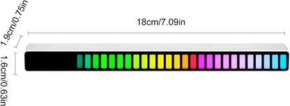 Explorer ™ Light Music Level Indicator Colorful Sound Control Voice Activated Night Lamp