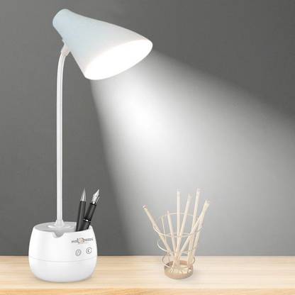 Study Table Lamp 2 iN 1 Rechargeable Desk Light Touch Model With Nigh lamp & Pen Stand Study Lamp