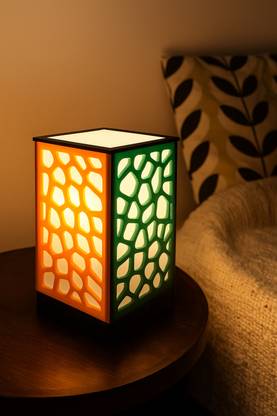 Nozaya Tri Glow Lamp | 3D Printed Geometric Ambient Light Table Lamp