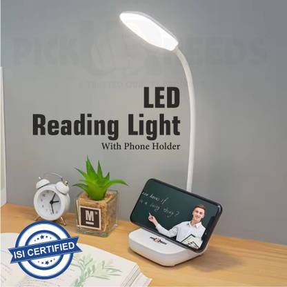 Pick Ur Needs Rechargeable Table Lamp With 3 Multiple LED Light Touch Sensor Type C Charging Study Lamp