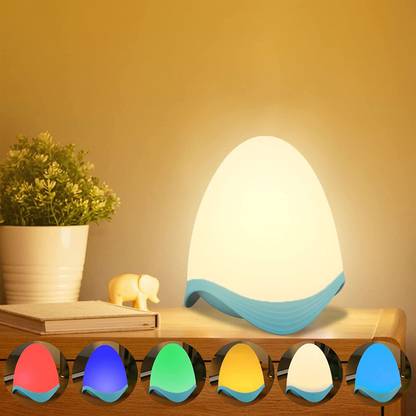 ELEPHANTBOAT Kids Night Light Dinosaur Egg Night Lights for Bed Room 7 Color Night Lamp
