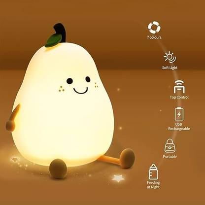 PARTHEN ENTERPRISE Cute Silicone Panda Lamp Colour Changing Touch Sensor Use Baby Bedroom Decor Night Lamp