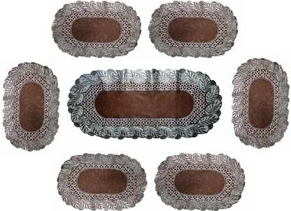 DELHI PVC CORP Oval Pack of 7 Table Placemat