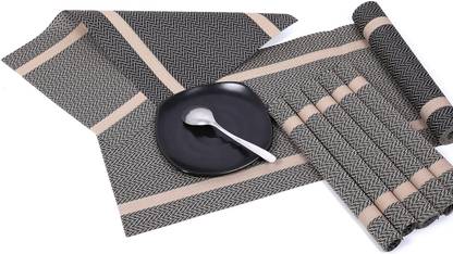 YELONA Rectangular Pack of 7 Table Placemat