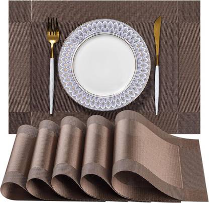 JOICE IMPEX Rectangular Pack of 6 Table Placemat