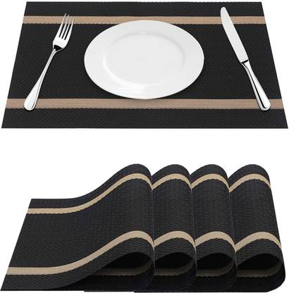 KitchEase Rectangular Pack of 4 Table Placemat