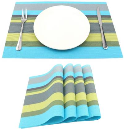 YELONA Rectangular Pack of 4 Table Placemat