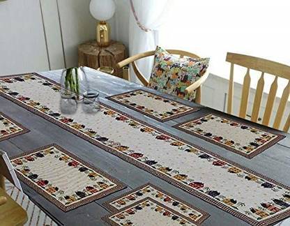 Shoppingzone Rectangular Pack of 7 Table Placemat