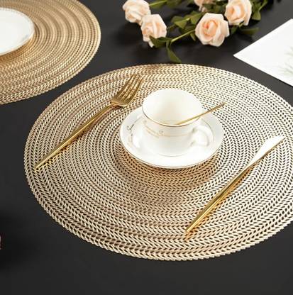 DELHI PVC CORP Round Pack of 2 Table Placemat
