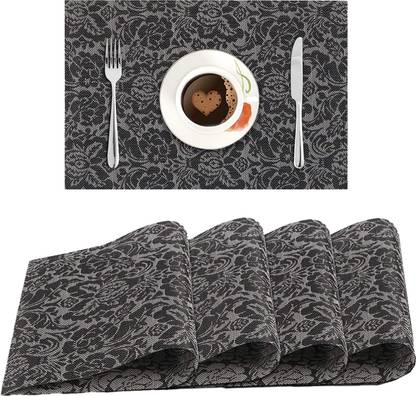 YELONA Rectangular Pack of 4 Table Placemat