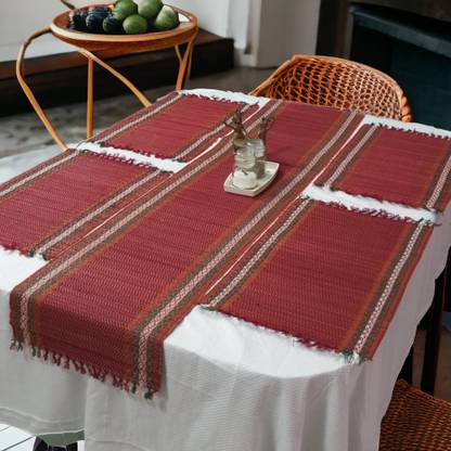 Karru Krafft Rectangular Pack of 5 Table Placemat