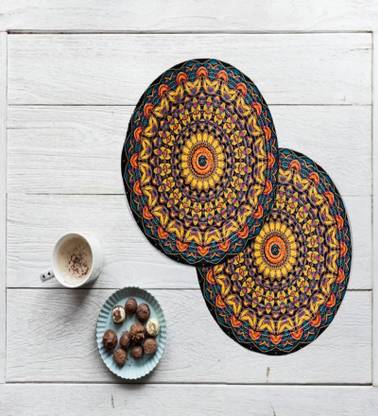 VoiDrop Round Pack of 2 Table Placemat