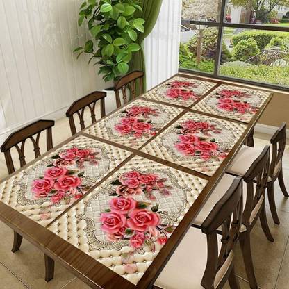REVEXO Rectangular Pack of 6 Table Placemat