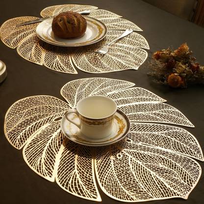 Dakshya Industries Round Pack of 2 Table Placemat
