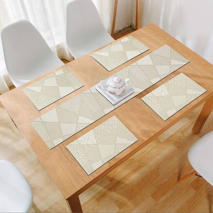 HOKiPO Rectangular Pack of 5 Table Placemat