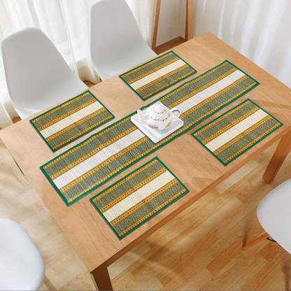 HOKiPO Rectangular Pack of 5 Table Placemat