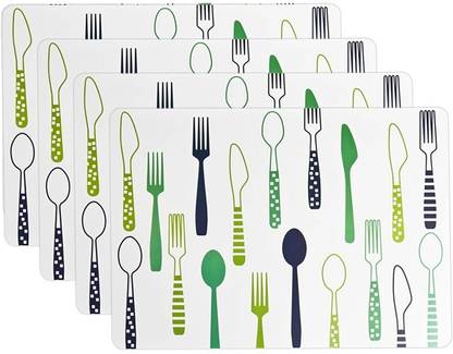 pepplo Rectangular Pack of 4 Table Placemat