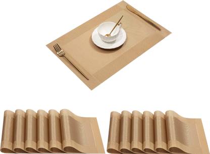 YELONA Rectangular Pack of 12 Table Placemat