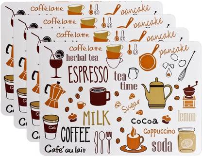 UniKart Rectangular Pack of 4 Table Placemat