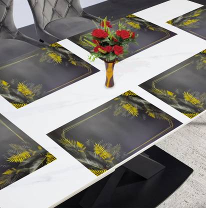 Kanushi Industries Rectangular Pack of 6 Table Placemat