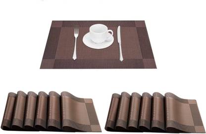 UniKart Rectangular Pack of 12 Table Placemat