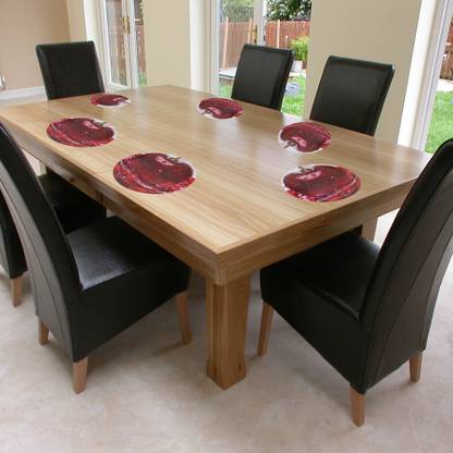 Bossify Round Pack of 6 Table Placemat