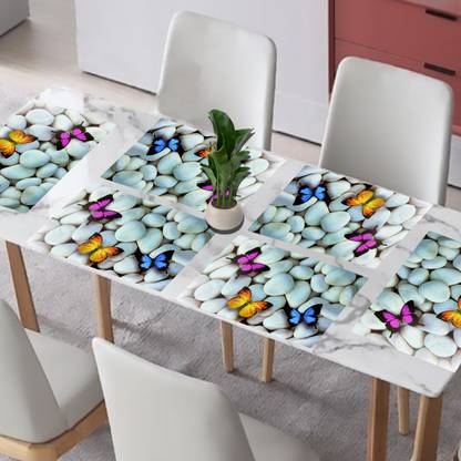 Kanushi Industries Rectangular Pack of 6 Table Placemat