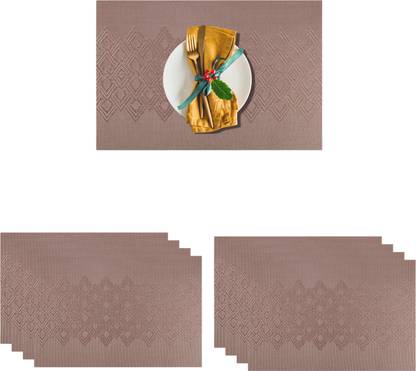 YELONA Rectangular Pack of 8 Table Placemat
