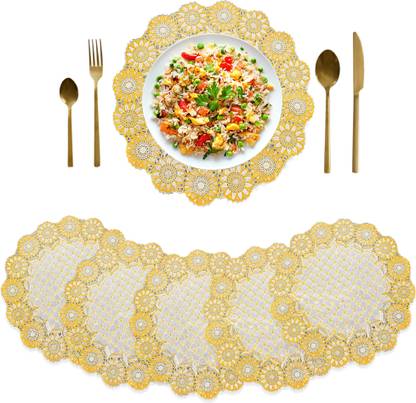 HOMESTIC Round Pack of 6 Table Placemat