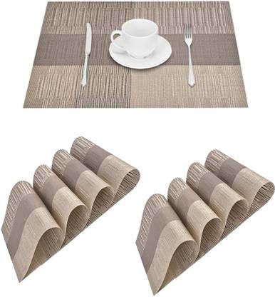 YELONA Rectangular Pack of 8 Table Placemat