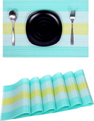 YELONA Rectangular Pack of 6 Table Placemat