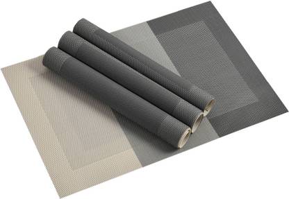 YELLOW WEAVES Rectangular Pack of 4 Table Placemat