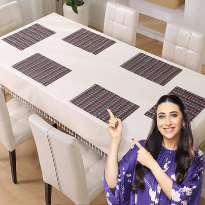 HOKiPO Rectangular Pack of 6 Table Placemat