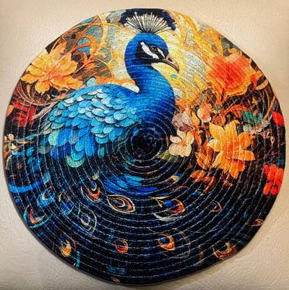 Artistic Den Round Pack of 1 Table Placemat