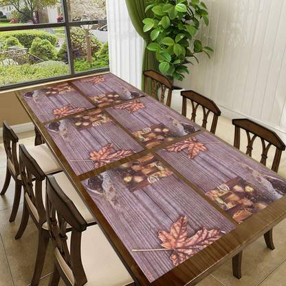 LooMantha Rectangular Pack of 6 Table Placemat