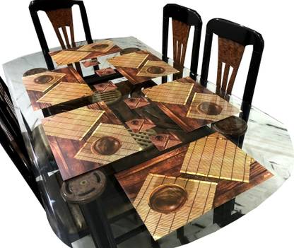 LaVichitra Rectangular Pack of 12 Table Placemat