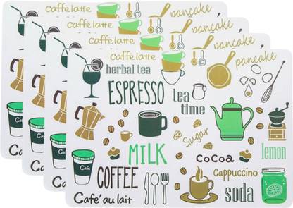 UniKart Rectangular Pack of 4 Table Placemat